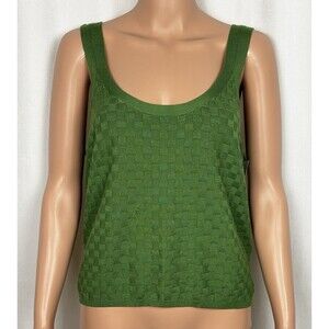 Abercrombie & Fitch Women’s Size XXLarge Green Scoop Neck Tank Top Sweater